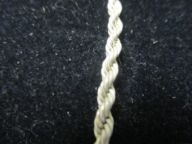 18" Sterling Silver Rope Chain
