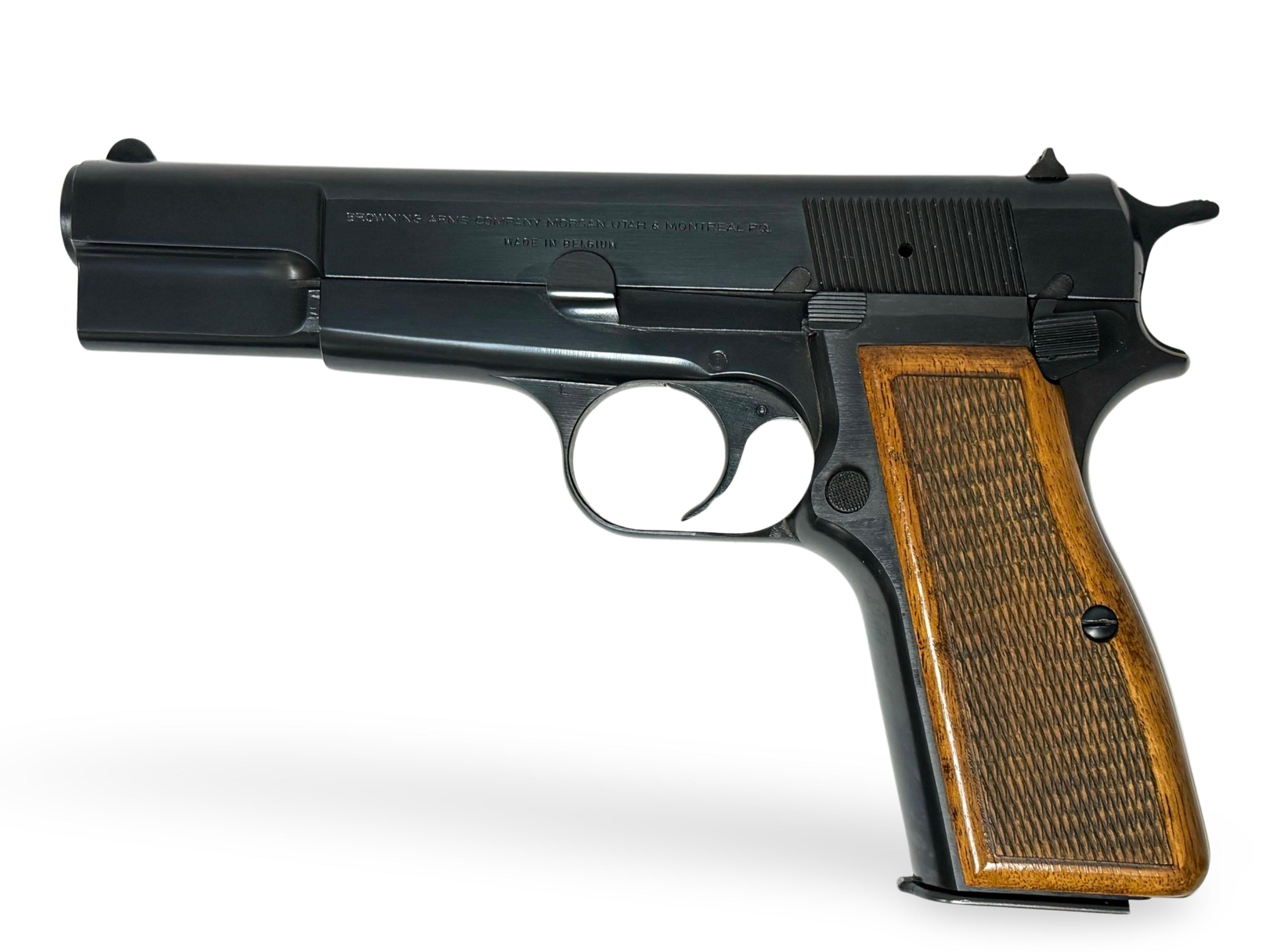New 1977 Belgium FN Browning Hi Power 9MM Semi-Automatic Pistol in Factory Soft Case