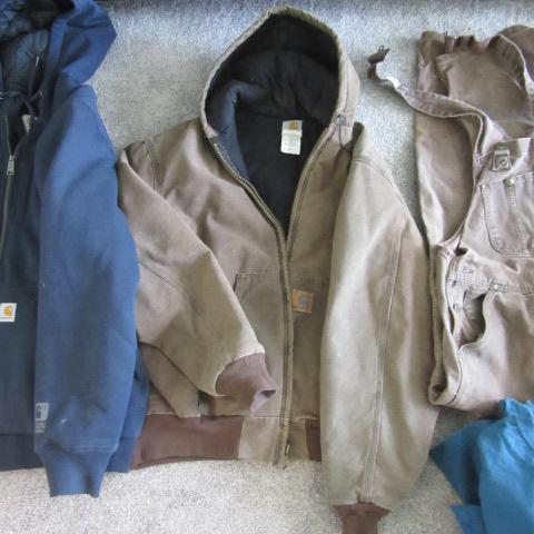 Men's Carhartt Rain Defender Zip Hoodie, Zip-Up Work Wear Hooded Coat,