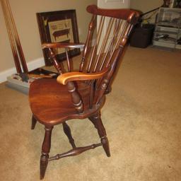 Old Fiddle Back Armchair