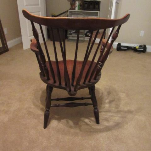 Old Fiddle Back Armchair