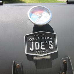 Oklahoma Joe's Smokers Combo Smoker/Gas Grill with Side Burner