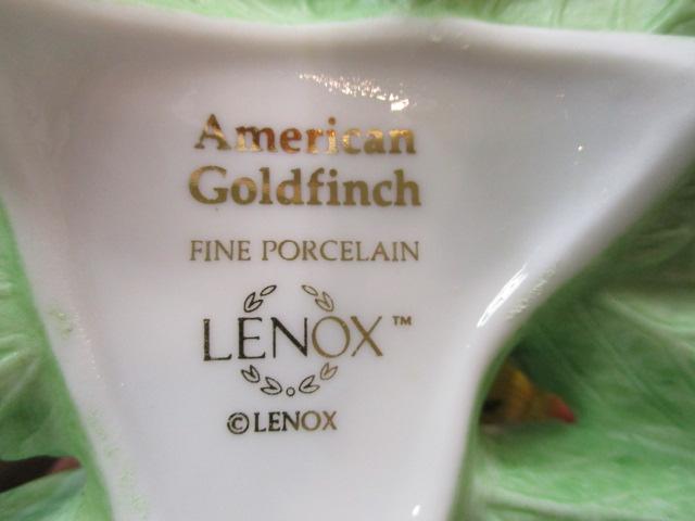 Vintage Lenox "American Goldfinch" Fine Porcelain Bird Figurine 3"