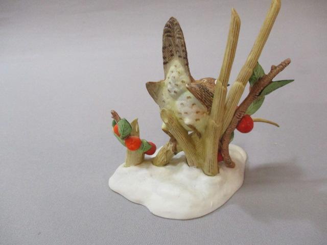 1990 Lenox "Marsh Wren" Fine Porcelain Bird Figurine 4 1/2"