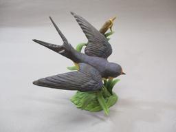 1993 Lenox "Barn Swallow" Fine Porcelain Bird Figurine 5"
