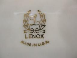 Lenox Basket Weave Server w/Gold Trim 13 1/2" x 6"