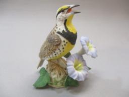 1992 Lenox "Western Meadowlark" Fine Porcelain Bird Figurine 4 1/2"