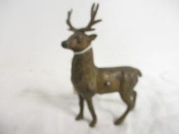 Antique Cast Iron Deer/Buck Bank