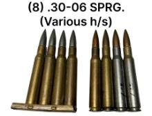 (8) .30-06 SPRG. Cartridges on Stripper Clip