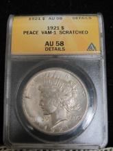 Peace Silver Dollar- 1921