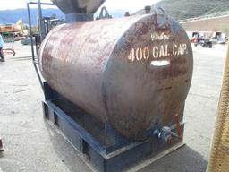 Lot Of 400 Gallon Used Waste Oil Tank,