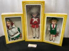 Trio of Vintage Effanbee Dolls, #s 1194, 1195 & 1549 Hansel, Gretel & Nutcracker