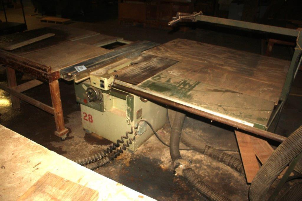 SCMI - S112 Sliding Table Saw, 3ph