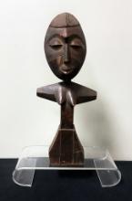 Carved Wood African Fertility Statue - 14½"