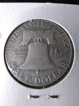 Coin-1962 Benjamin Franklin Half Dollar