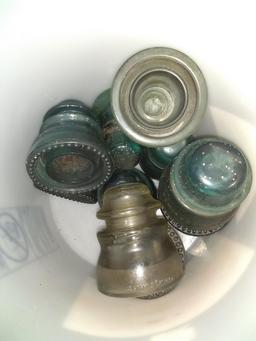 BL-Assorted Glass Insulators with Bucket