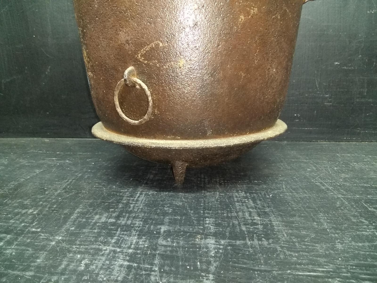 Cast Iron Footed Bean Pot
