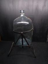 Glass Jimmy John Jug with Stand