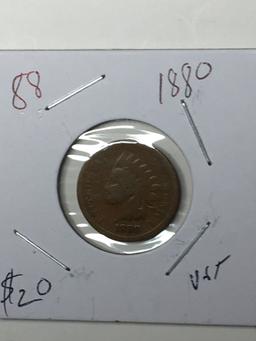 Indian Cent 1880 Better Date