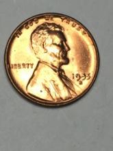 1955 S Lincoln Wheat Cent 
