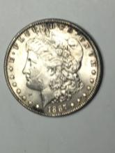 1887 Gem Morgan Silver Dollar