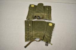 Two Military Boot Cover Sets