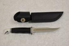 Buck 102 Fixed Blade Knife & Leather Sheath