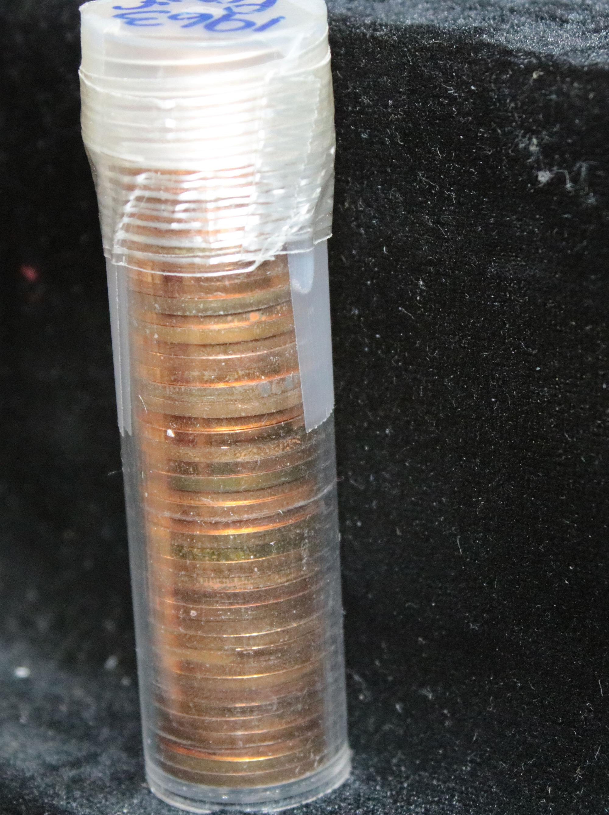 PQ 1963 Proof Lincoln cent roll