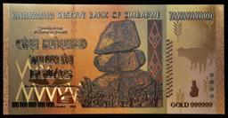 2008 100 Trillion Reserve Bank Of Zimbabwe Hyperinflation Note Grades CU