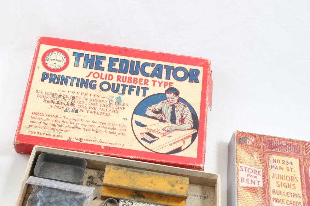 Toy Print Shop, The Educator, Sanford, Carters++