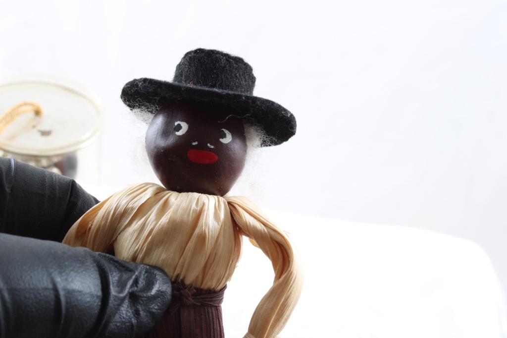Black Americana Paperweight, Dolls, Figurine