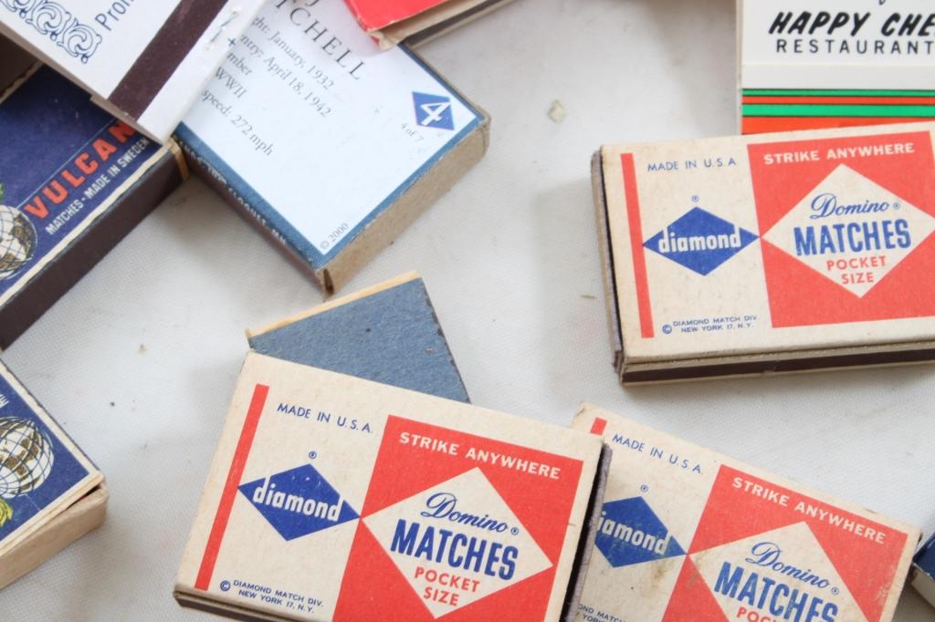 Advertising Match Boxes & Matchbooks Lot