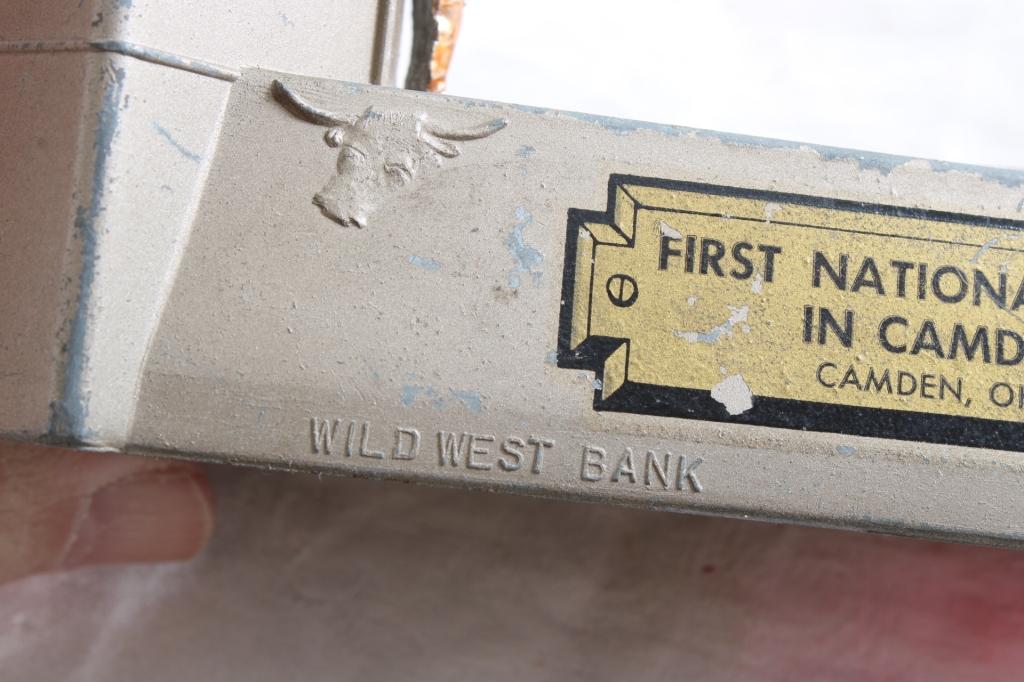 1950's Wild West Mechanical Bank w/Key