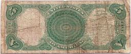 1907 U.S. large size "woodchopper" red seal legal tender banknote
