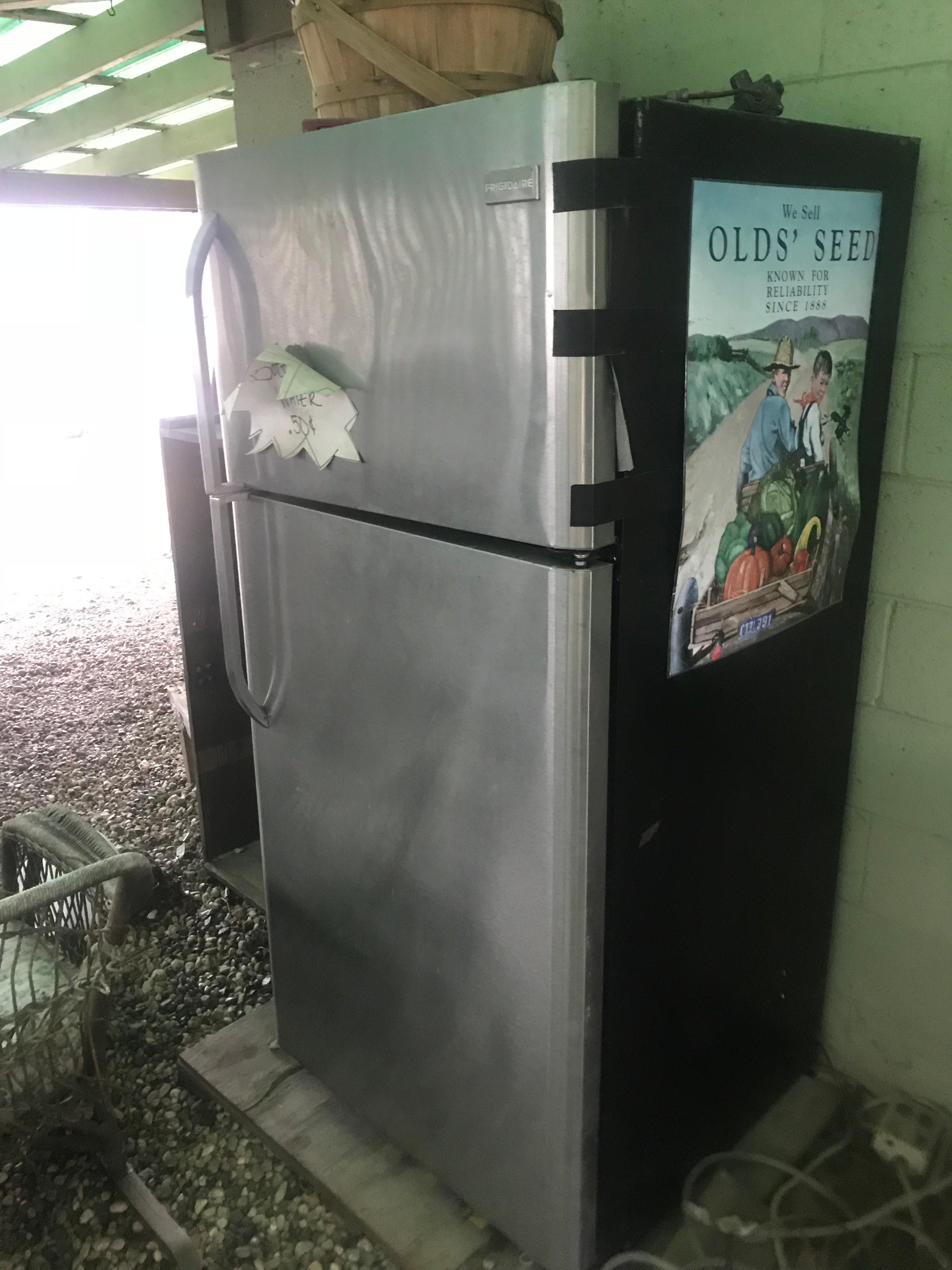 Frigidaire Stainless Front Refrigerator, Broken Door