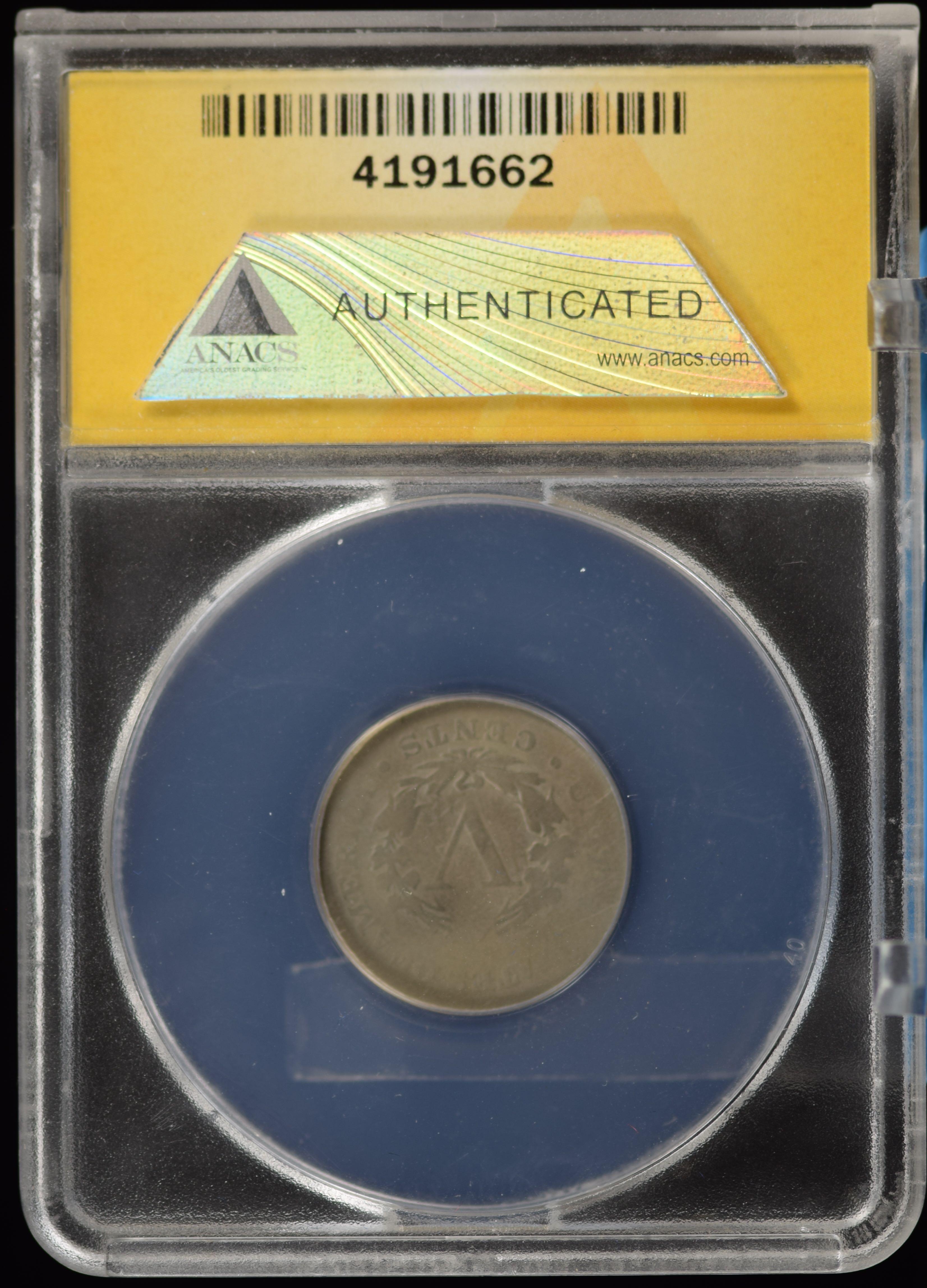 1885 Liberty Nickel ANACS Good Rare Details
