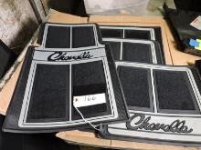 FLOOR MATS - Chevelle, Set of 4, Carpet & Rubber, New in Box, Aftermarket