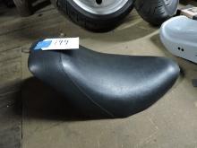 MOTORCYCLE SEAT - Leather, Double, USED, Very Good Condition
