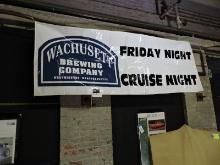 Wachusett Brewery Cruise Night Banner - 34 in x 84 in
