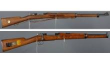 Two Carl Gustaf Bolt Action Rifles
