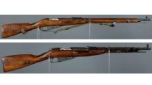 Two Izhevsk Bolt Action Rifles