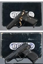 Two Bersa Semi-Automatic Pistols with Boxes