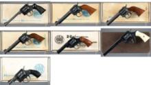Seven Harrington & Richardson Double Action Revolvers with Boxes