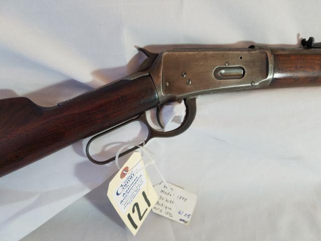 Winchester Antique Model 1894 30 WCF Lever Action Mfg 1896 , Serial # 58585