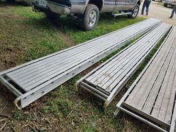 Aluminum Scaffold Plank 28ft L x 24in W 750lb