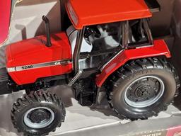 Ertl 1/32 John Deere 6410 MFWD Tractor & Case IH 5240 Maddum Die Cast Metal (NIB) 2 times the money