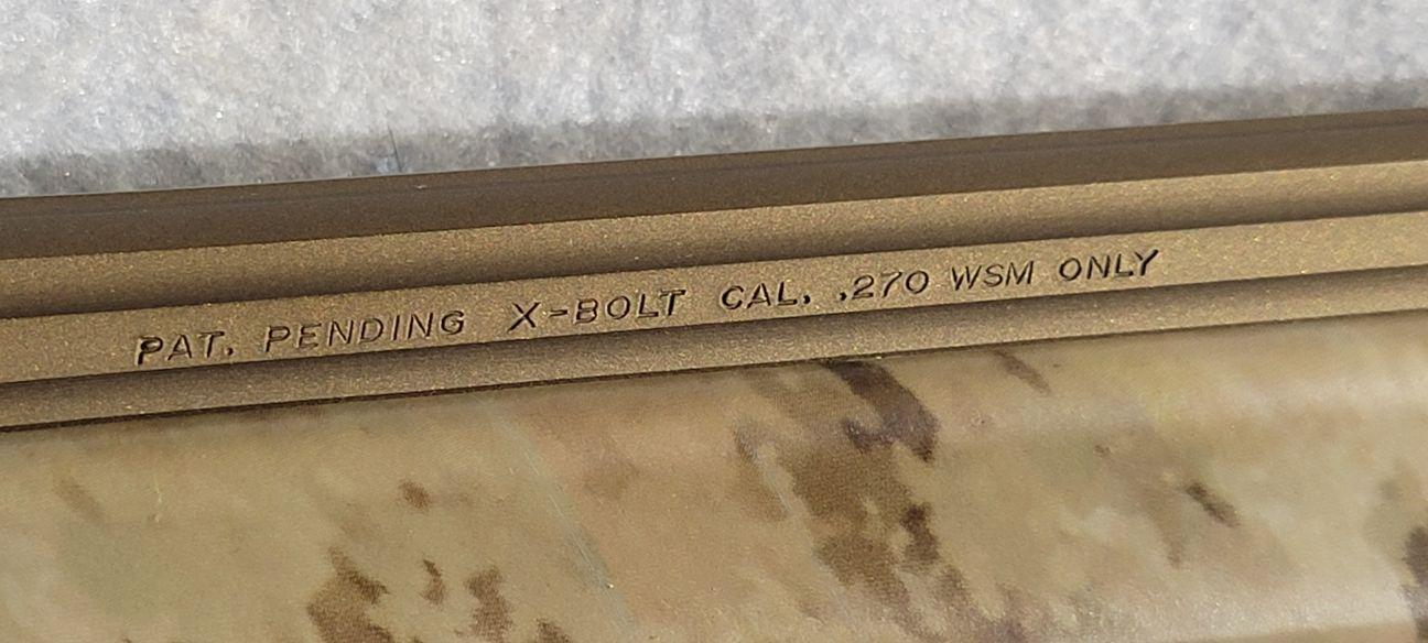 Browning X-Bolt .270 WSM w/Leupold