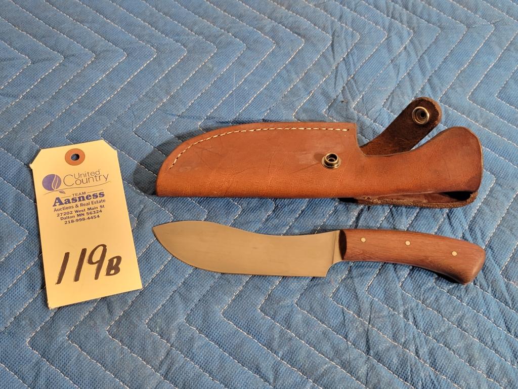 Custom-made 9” Skinner knife