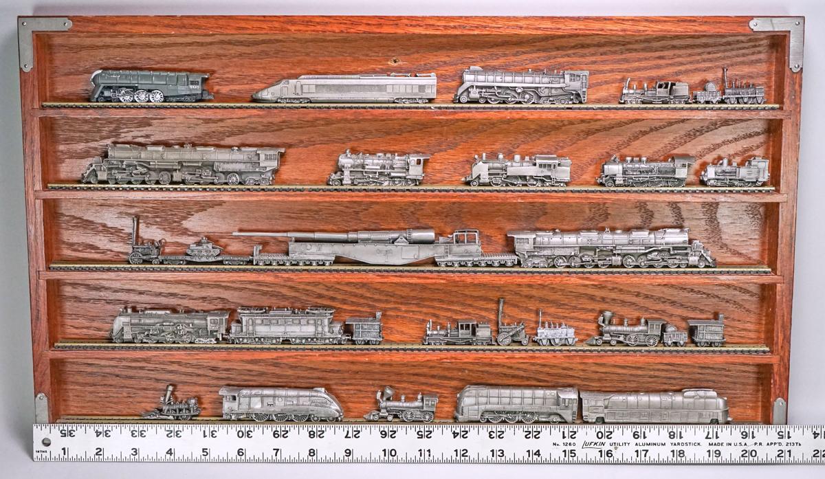 Franklin Mint Greatest Locomotives In Wooden Display