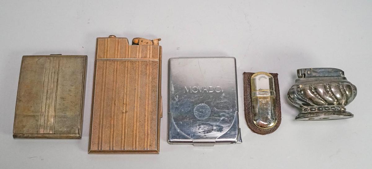 Assorted Cigarette Cases & Lighters